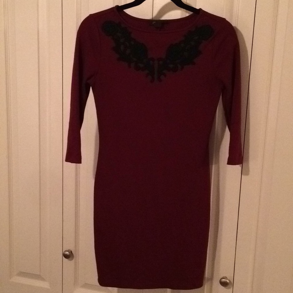 Red/Black Knit Dress